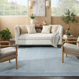 nourison care free caf02 blue rug