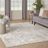 nourison glitz glz01 ivory multi rug
