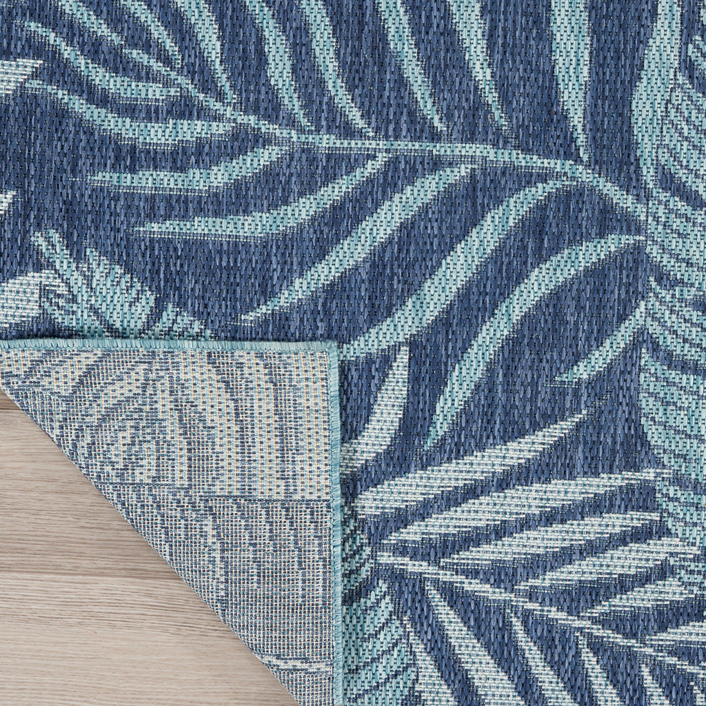 nourison garden oasis goa02 navy rug