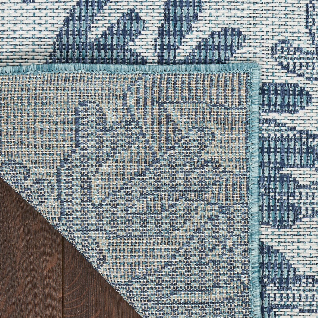 nourison garden oasis goa05 blue rug