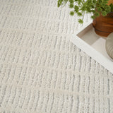 nourison modern comfort mnc03 ivory grey rug