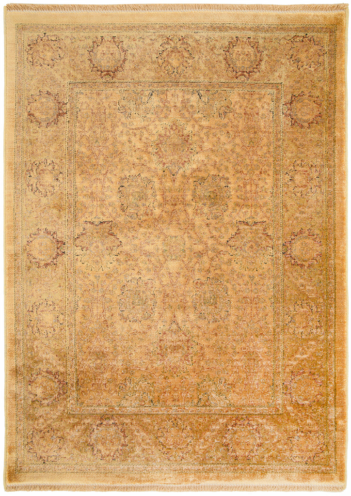 nourison luxurious lrs02 gold rug