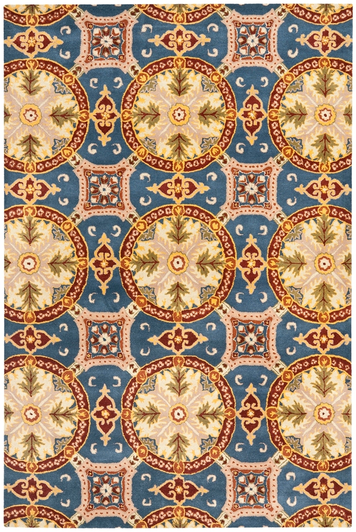 safavieh clearance wyndham wyd320a blue gold rug