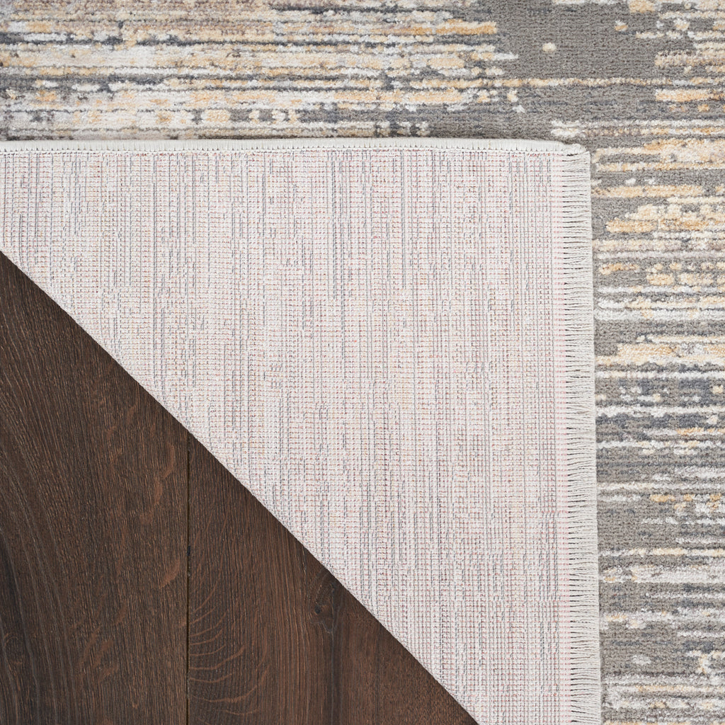 nourison abstract hues abh03 grey gold rug