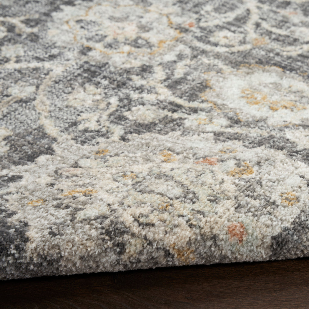 nourison oushak home ous01 charcoal rug