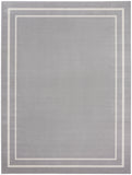 nourison nourison essentials nre02 grey ivory rug