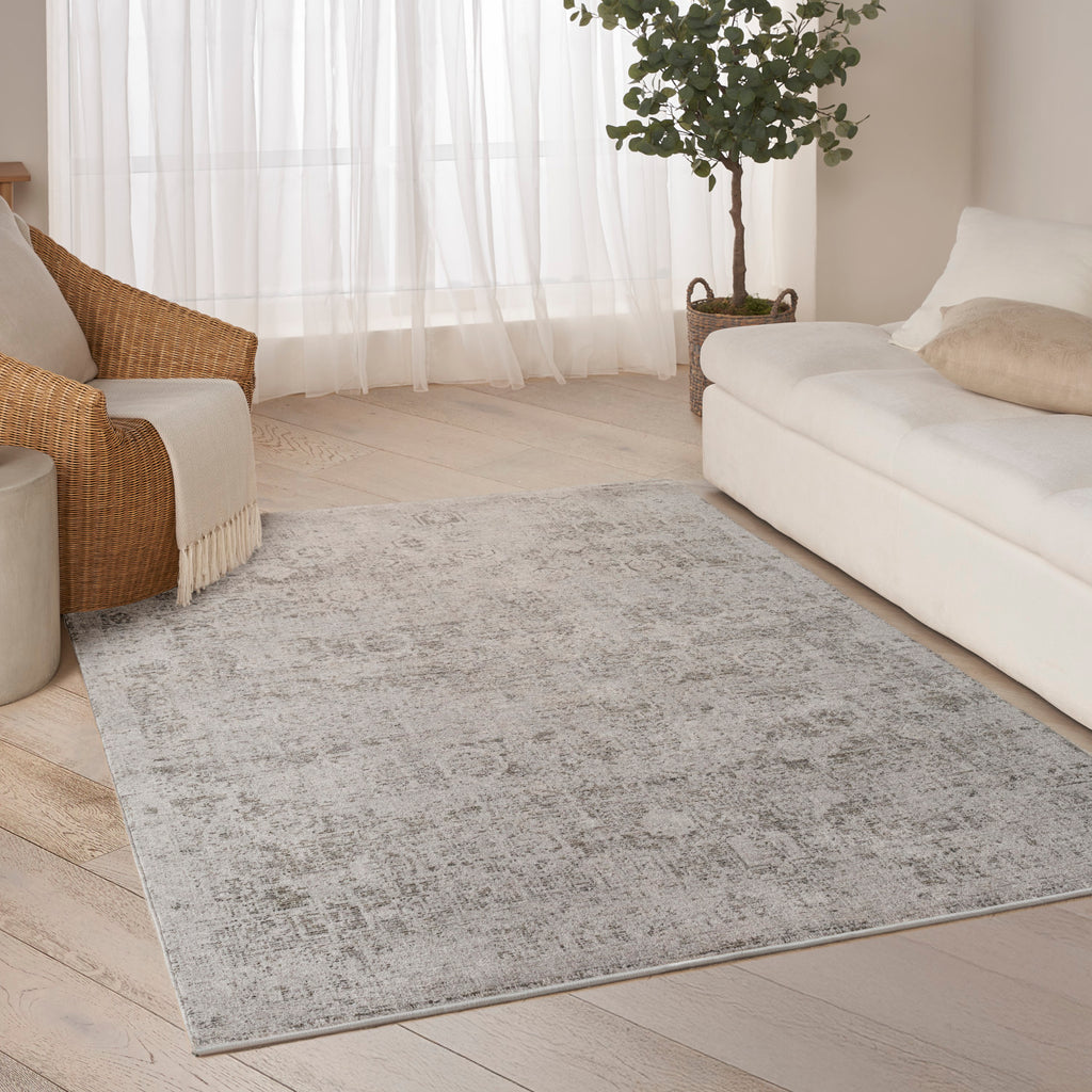 nourison pure shades sad01 grey rug
