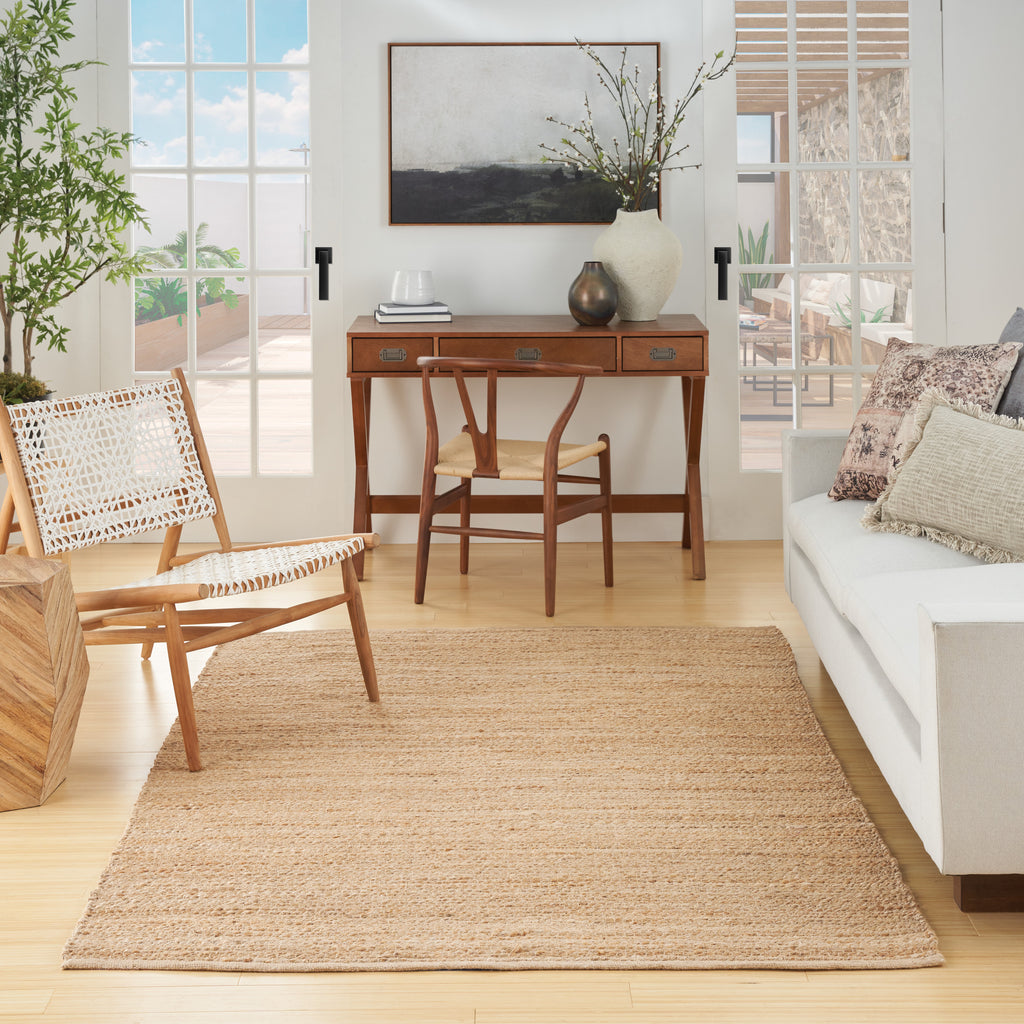 nourison natural jute njt01 bleached rug
