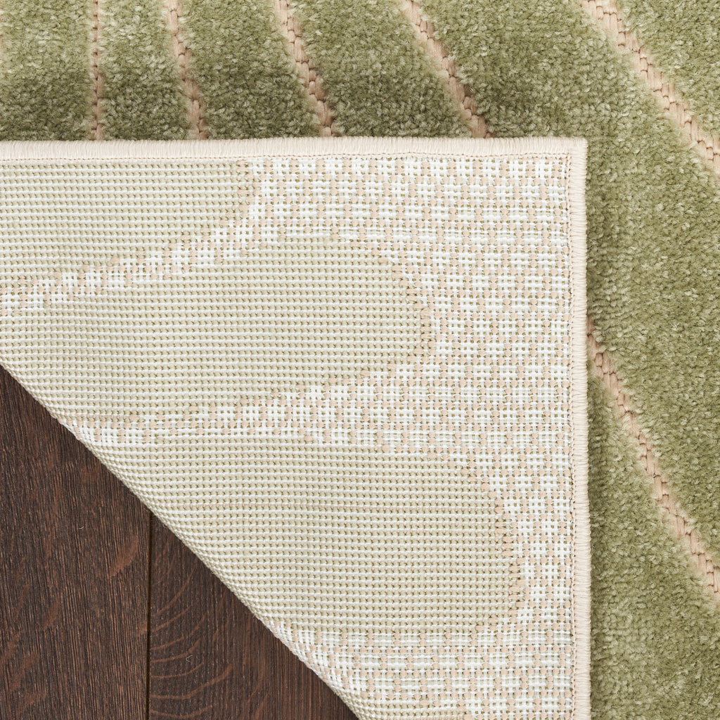 nourison aloha alh24 green yellow rug