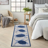 nourison aloha alh27 navy blue rug