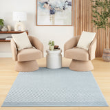 nourison care free caf02 blue rug