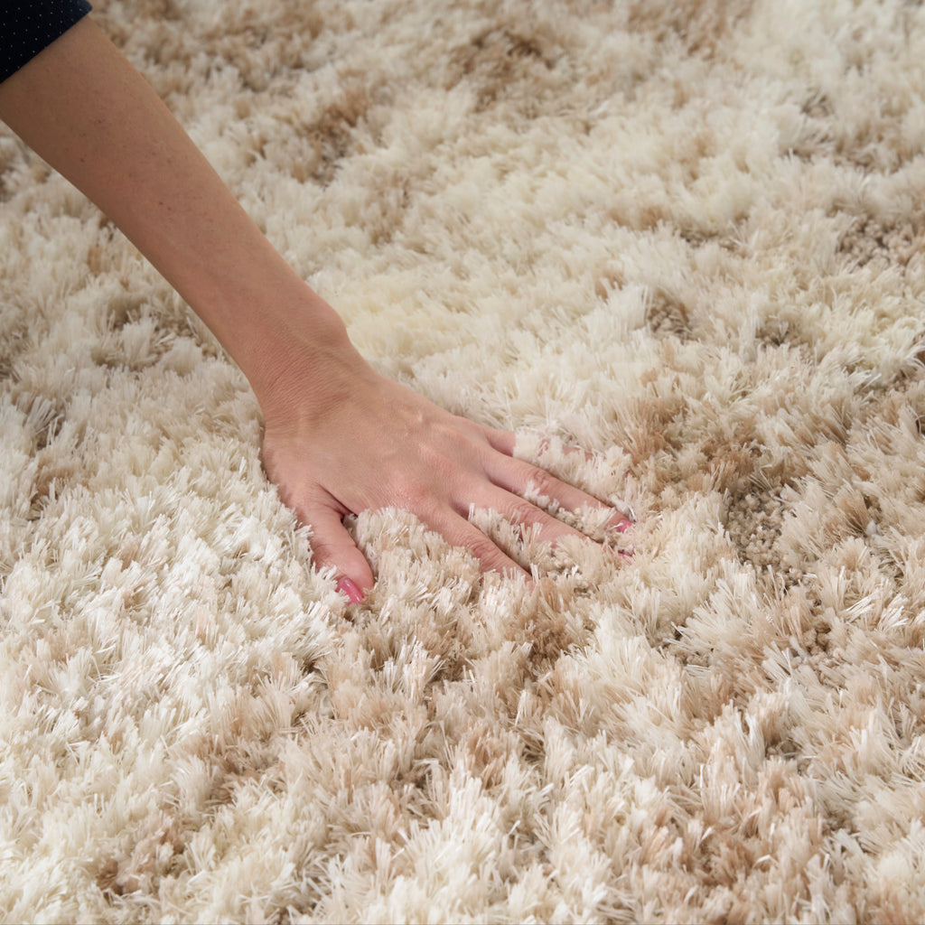 nourison dreamy shag drs10 ivory dark beige rug