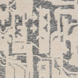 nourison silk shadows sha19 ivory grey rug