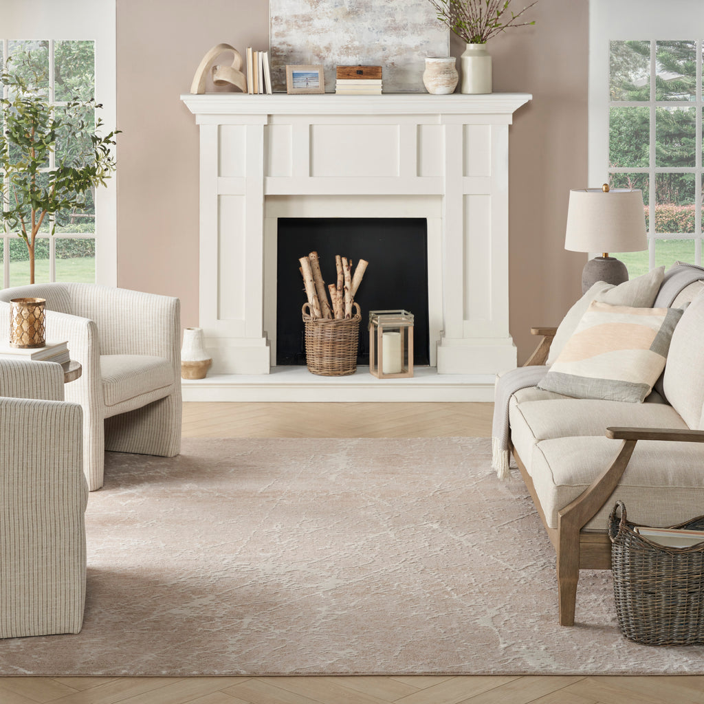 nourison exhale exl02 mocha ivory rug