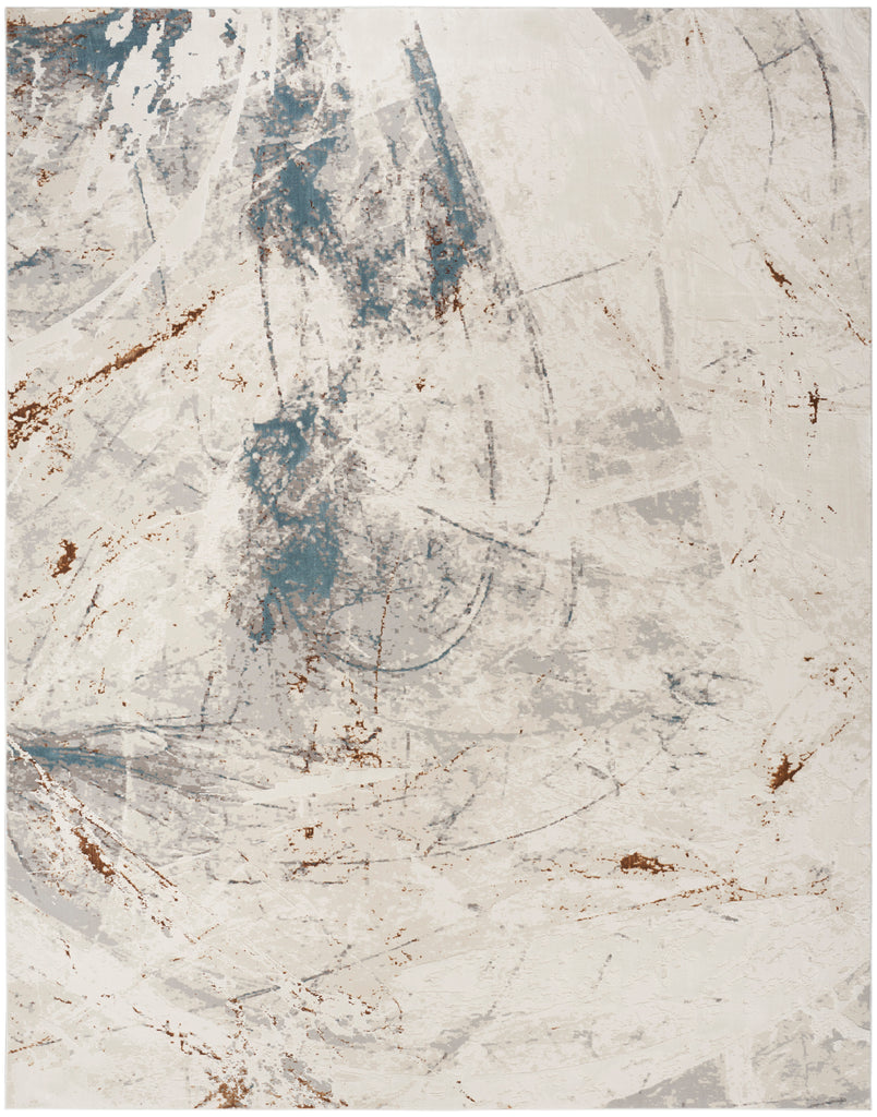 nourison desire dsr04 ivory grey blue rug
