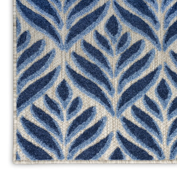 nourison aloha alh35 blue rug