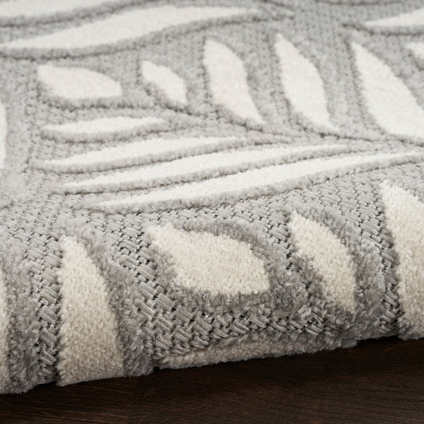 nourison aloha alh35 grey rug