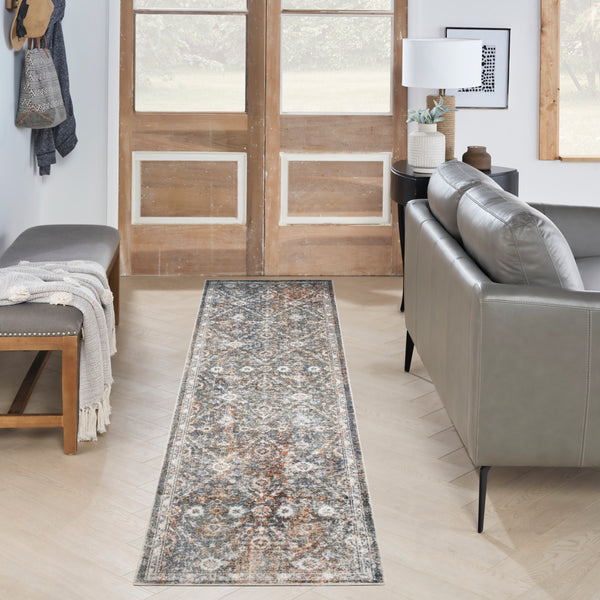nourison astra machine washable asw16 ivory multicolor rug