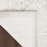 nourison eco cycle ecy01 silver ivory rug