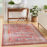 nourison fulton ful09 red rug