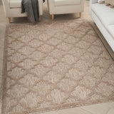 nourison easy care nes01 natural beige rug