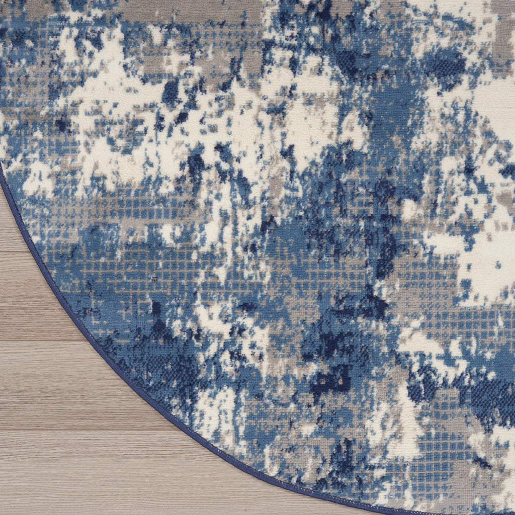 nourison grafix grf38 navy blue rug