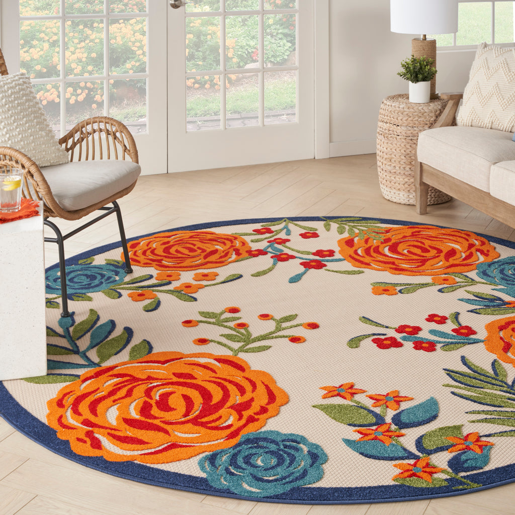 nourison aloha alh32 multicolor rug