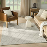 nourison wool haven woh01 grey rug