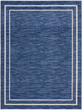 nourison nourison essentials nre02 navy ivory rug
