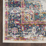 nourison passion psn03 ivory blue rug