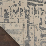 nourison silk shadows sha19 ivory grey rug
