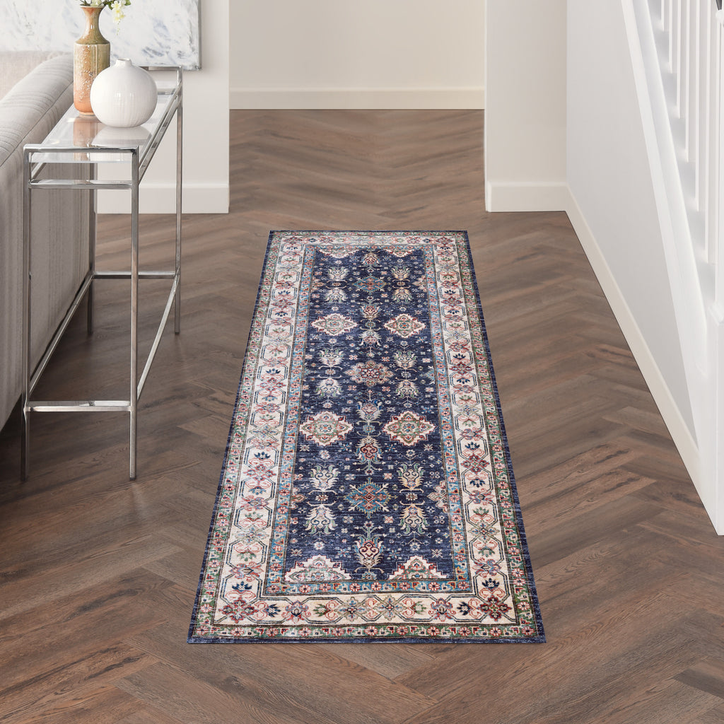 nourison fulton ful01 navy rug