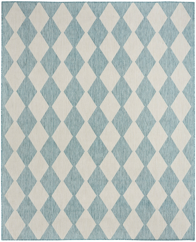 nourison positano pos04 aqua rug
