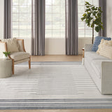 nourison astra machine washable asw04 ivory blue rug