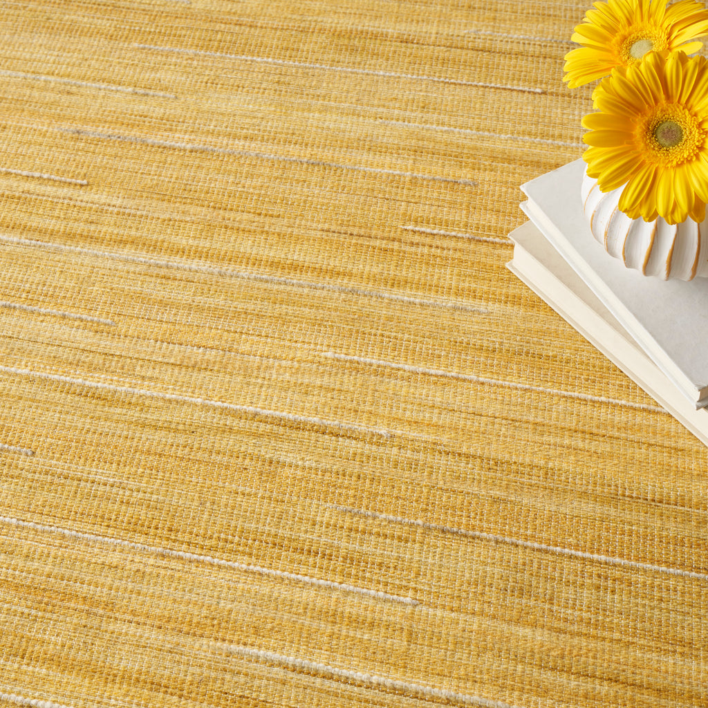 nourison interweave iwv01 yellow rug