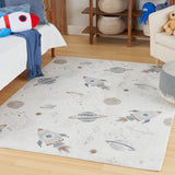 nourison astra machine washable asw18 ivory multicolor rug