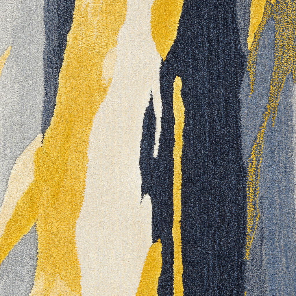 nourison prismatic prs24 grey gold rug