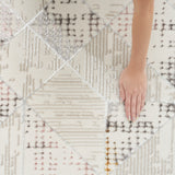 nourison glitz glz04 ivory multi rug