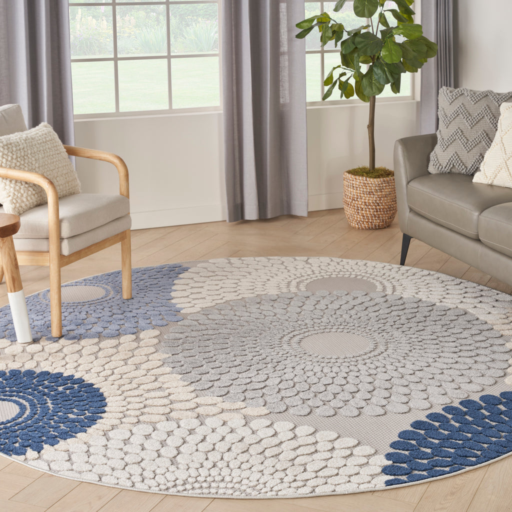 nourison aloha alh29 blue grey rug