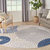 nourison aloha alh29 blue grey rug