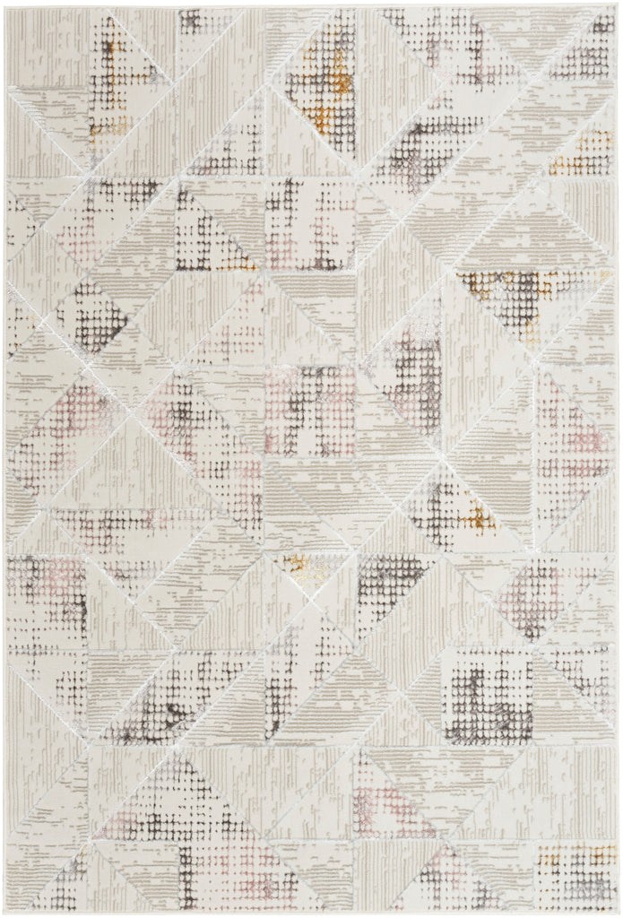 nourison glitz glz04 ivory multi rug