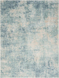nourison astra machine washable asw07 blue ivory rug