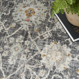 nourison oushak home ous01 charcoal rug