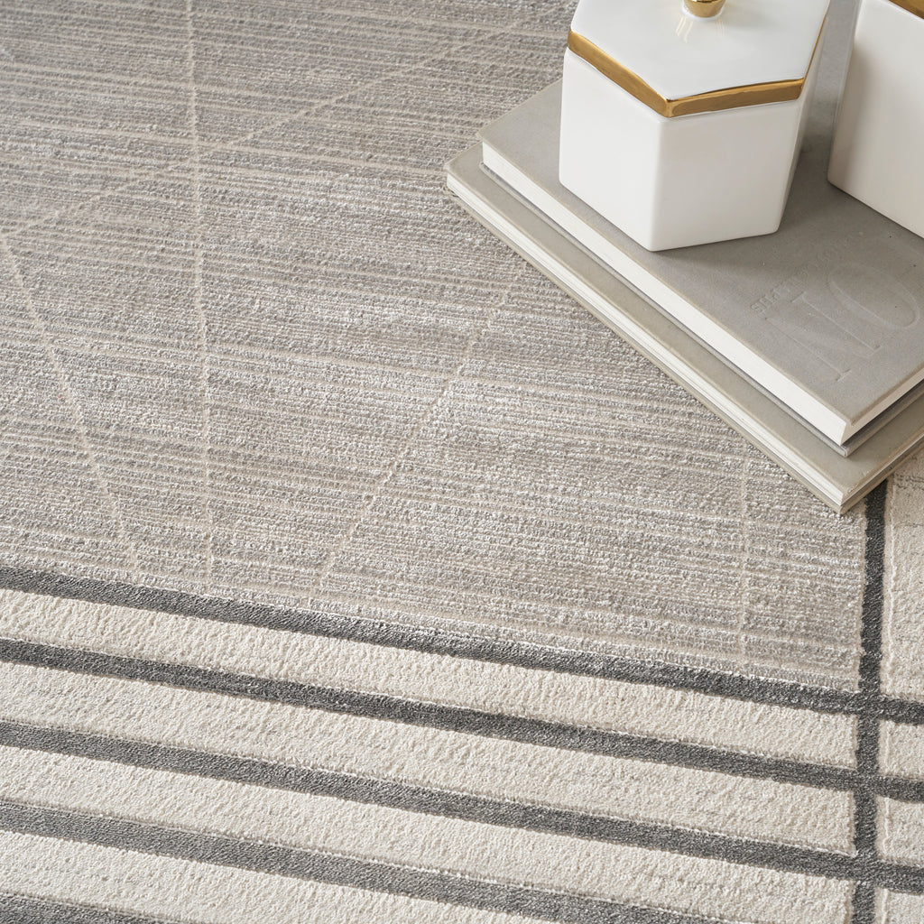 nourison desire dsr01 grey silver rug