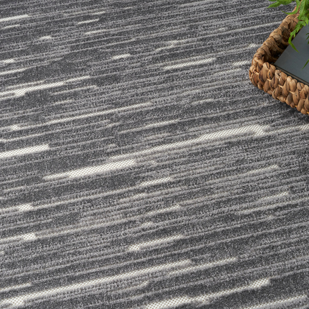 nourison care free caf04 grey rug