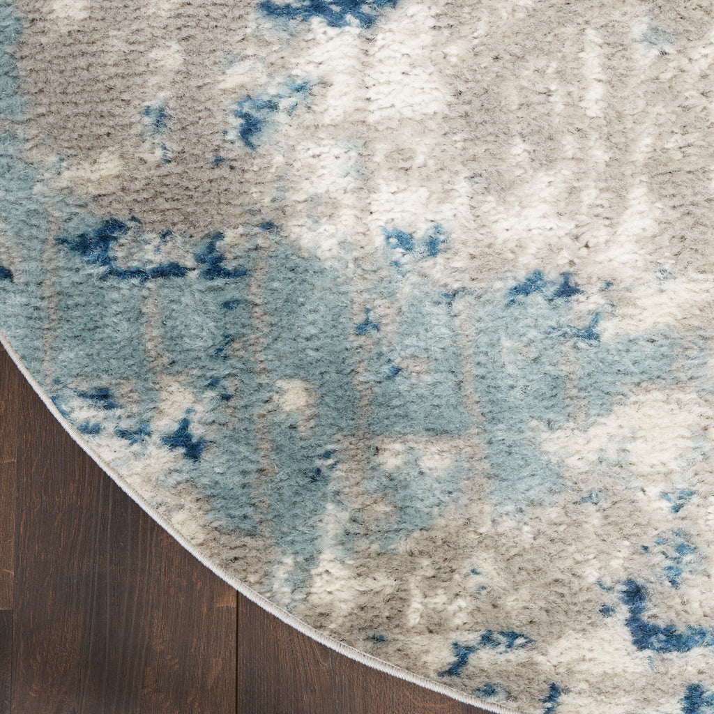 nourison quarry qua01 ivory grey blue rug