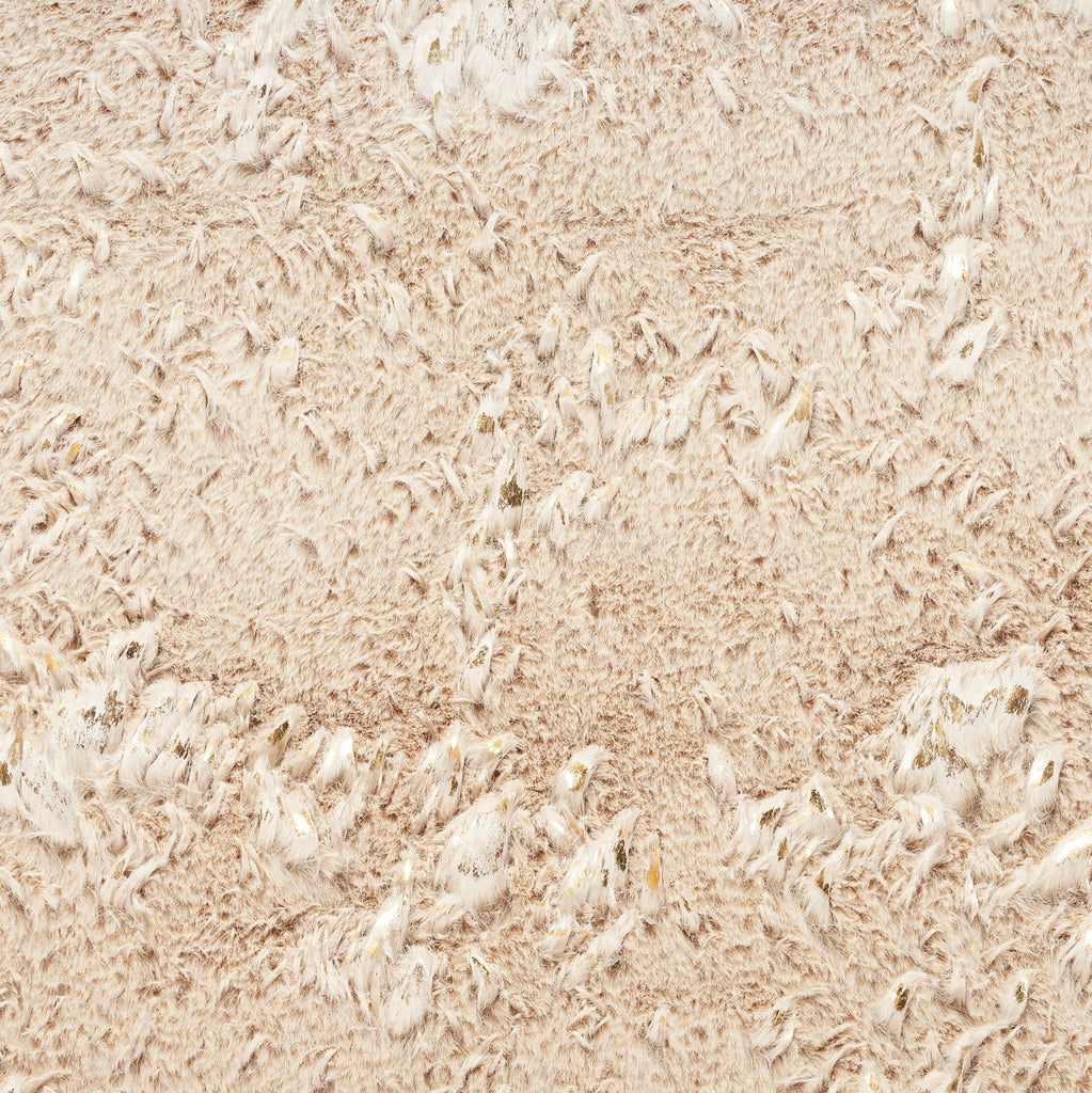 nourison cozy shimmer csh01 beige gold rug