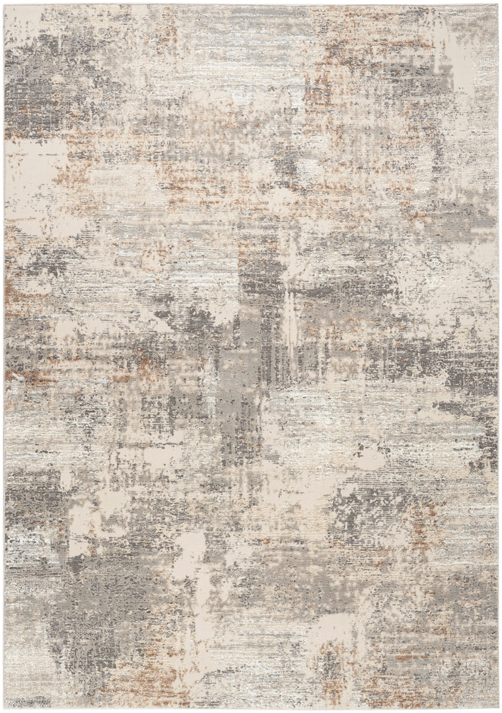 nourison sustainable trends sut04 beige grey rug