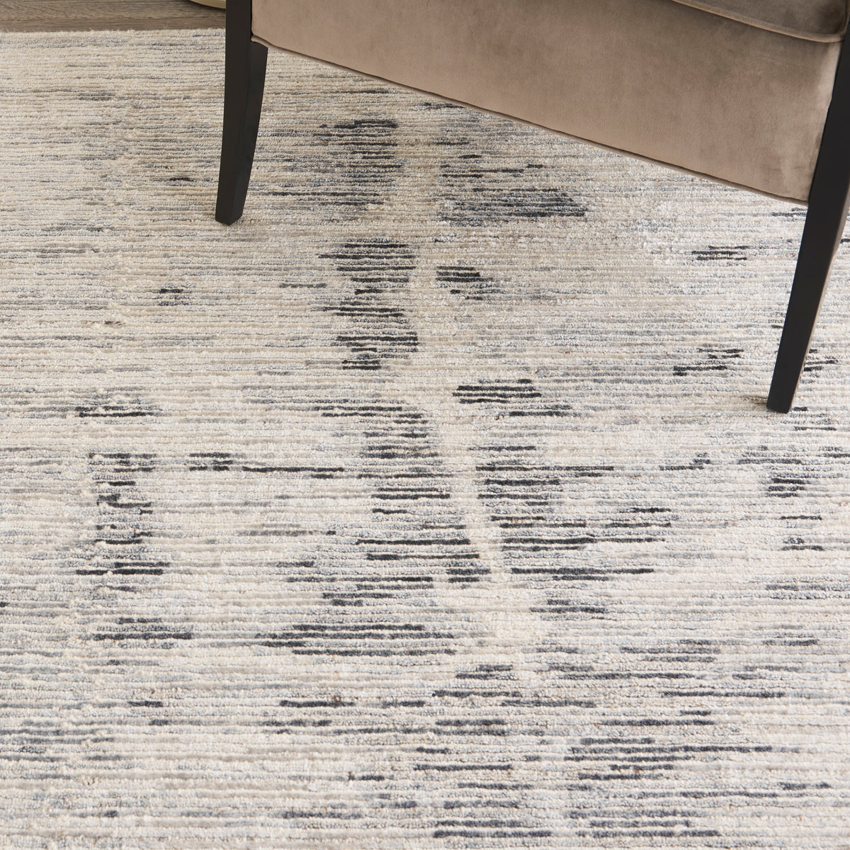 nourison ocean ocp03 cream charcoal rug