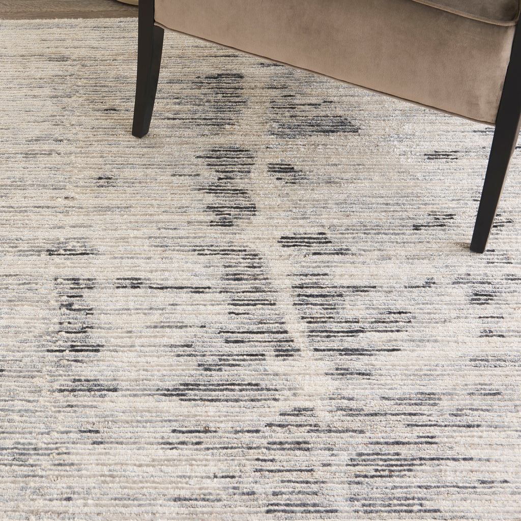 nourison ocean ocp03 cream charcoal rug